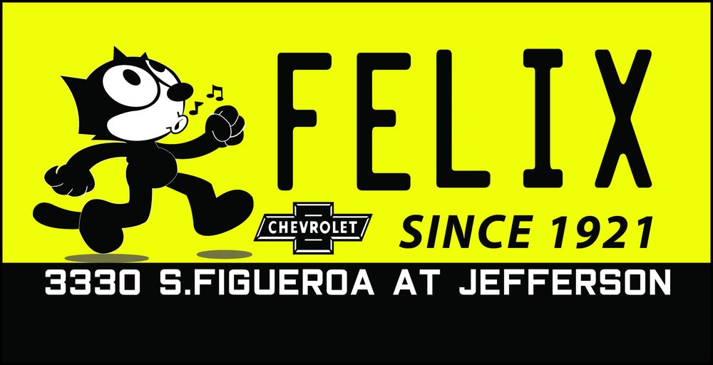 Custom Felix the Cat Yellow Plate/Case – Don Placas