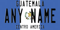 Custom Guatemala Flag Plate/Case