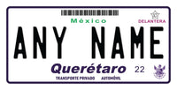 Custom Queretaro Plate/Case