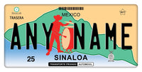 Custom Sinaloa Tambora Plate/Case
