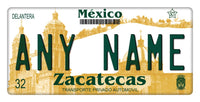 Custom Zacatecas 4 Plate/Case