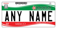 Custom Zacatecas Plate/Case